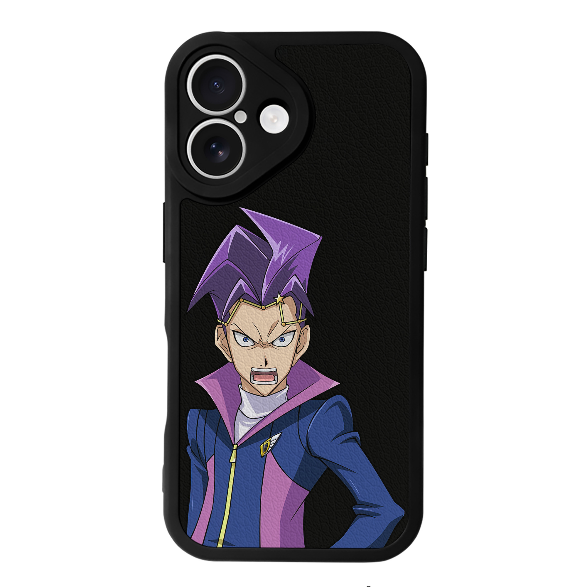 遊☆戯☆王 Yu-Gi-Oh! 【iPhone 16シリーズ対応】シリコンスマホケース（レザー調） 材質：シリコン